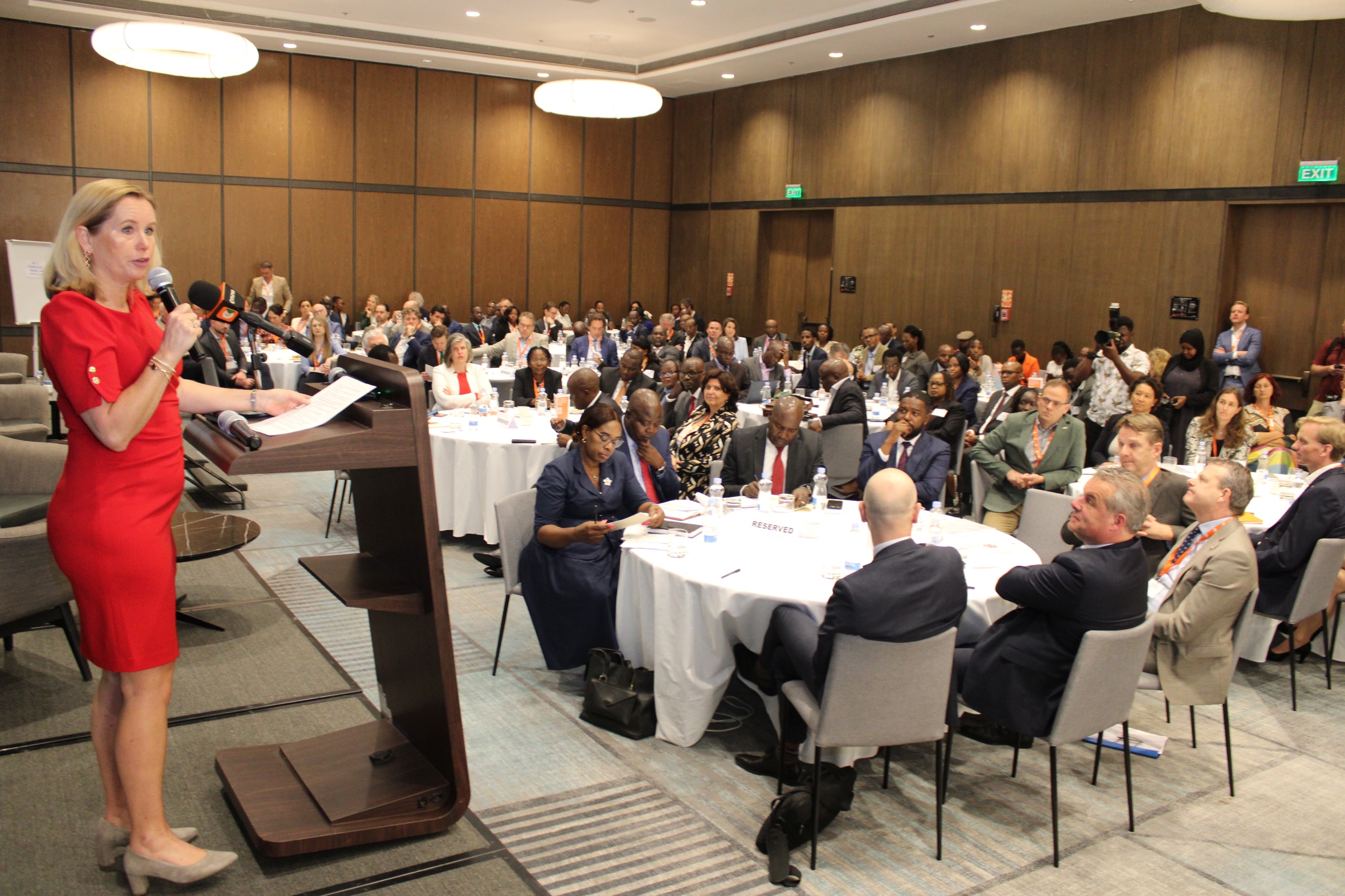 The Minister for Foreign Trade and Development of the Netherlands Ms. Reinette Klever